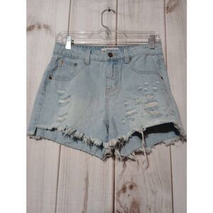 Rip curl Shorts Ladies 25 Light Wash Cut-off‎ Distressed